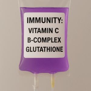 Immunity: Vitamin C, B-Complex, Glutathione